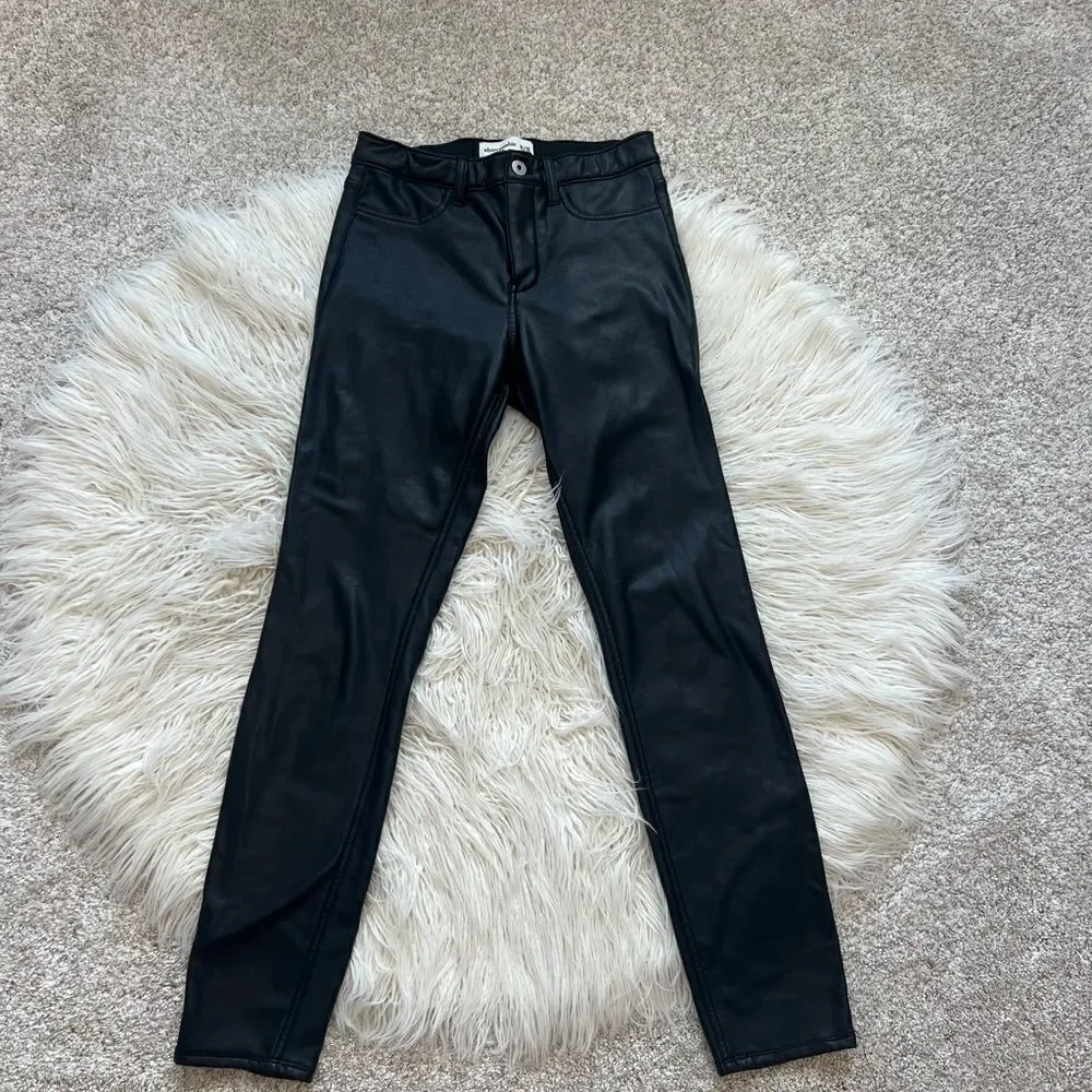 Abercrombie Kids Faux leather pants